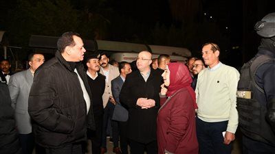 مدير أمن الفيوم يزور مصابي انفجار أسطوانة بوتاجاز بعد دقائق من الحادث.. والحماية المدنية تمنع كارثة في قرية جردو - الخليج الان