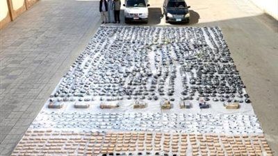 الداخلية تضبط 3 أطنان مخدرات بقيمة 230 مليون جنيه بالسويس - الخليج الان