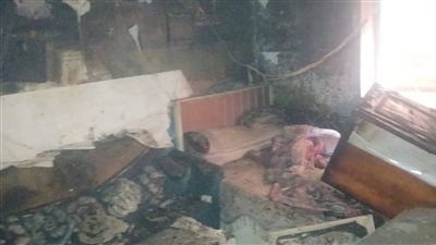 حريق يلتهم منزل في الغربية - الخليج الان