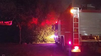 إخماد حريق بمخلفات وأشجار بالقرب من قاعة أفراح على طريق المنصورة – أجا بالدقهلية - الخليج الان