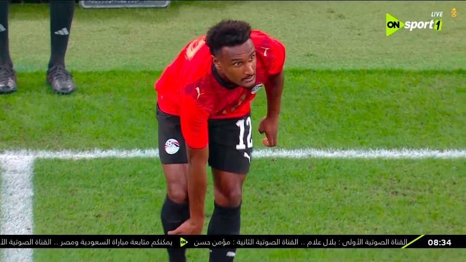 هيثم حسن.. ملخص لمسات وأرقام هيثم حسن في مباراة منتخب مصر والسعودية - الخليج الان