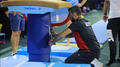 تجهيز صالات بطولة العالم للجمباز الفني القاهرة 2026 - الخليج الان