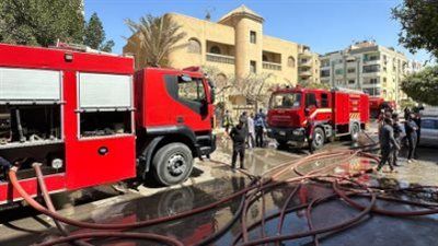 تفحم محل دهانات بأكتوبر ووفاة عامل بداخله - الخليج الان