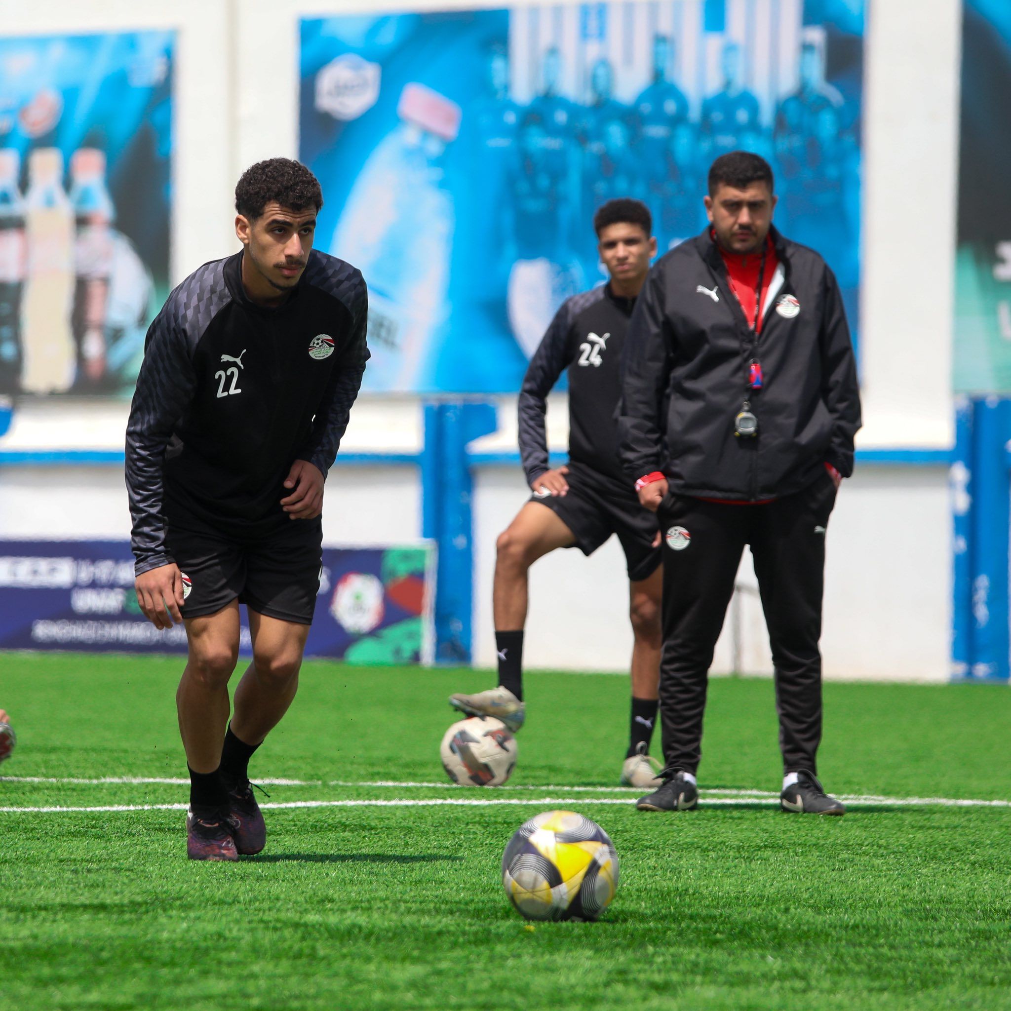 منتخب الناشئين يختتم تدريباته لمواجهة المغرب.. ودرويش يحفز اللاعبين - الخليج الان