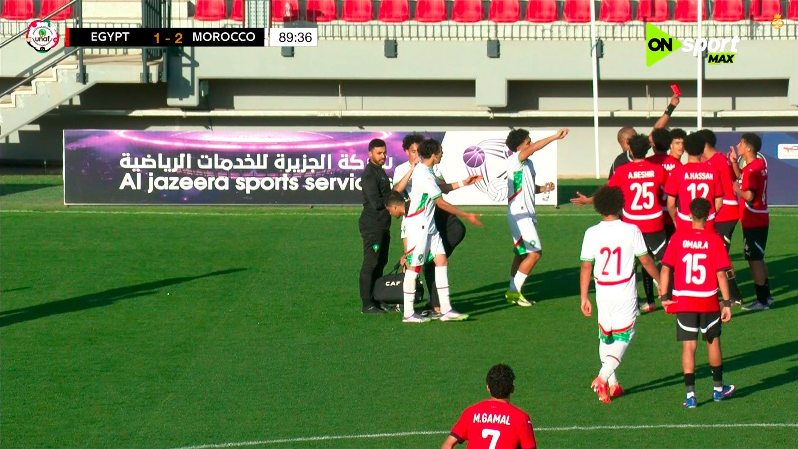 مصر ضد المغرب.. المغرب تفوز على منتخب مصر 2-1 مواليد 2009 في تصفيات شمال إفريقيا - الخليج الان