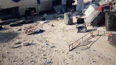 رئيس مدينة المنيا يتابع تداعيات حادث الأتوبيس بالطريق الصحراوي الشرقي - الخليج الان