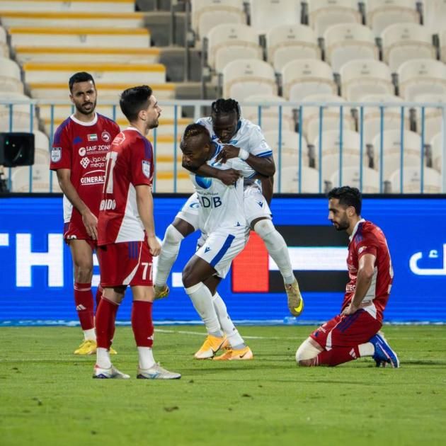 تعادل بني ياس والشارقة 1-1