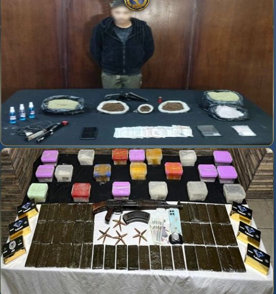 مصرع 3 عناصر جنائية وضبط ترسانة أسلحة ومخدرات بـ 100 مليون جنيه - الخليج الان