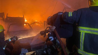 تفاصيل حريق ورشة بالحرفيين دون إصابات.. وانتداب المعمل الجنائي - الخليج الان