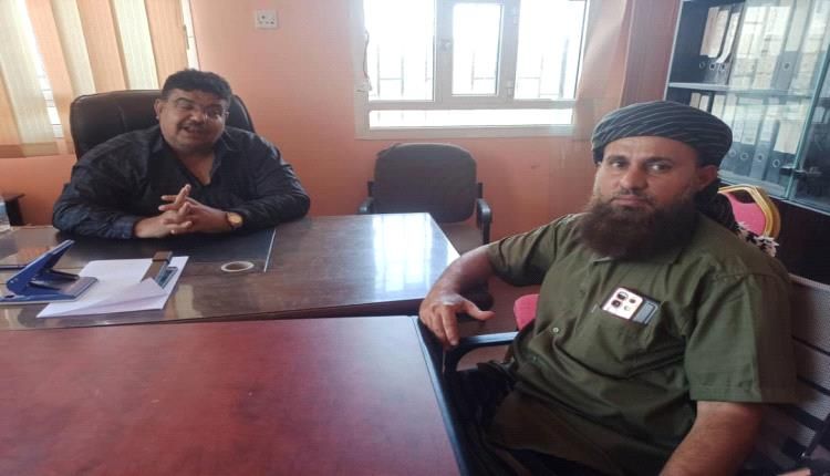 لقاءات لبحث الية التنسيق المشترك بين الغرفة التجارية الصناعية ومكتب الزراعة والري وبنك الیمن الکویت..