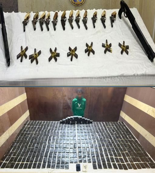 مصرع 3 عناصر جنائية وضبط ترسانة أسلحة ومخدرات بـ 100 مليون جنيه - الخليج الان