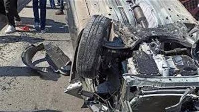 إصابة 4 مواطنين في حادث تصادم بالطريق الدائري بالفيوم - الخليج الان