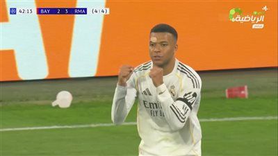 البايرن ضد الريال.. كيليان مبابي يسجل الهدف الثالث لـ ريال مدريد في مرمى بايرن ميونخ بدوري أبطال أوروبا - الخليج الان