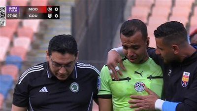 الحكم مصطفى الشهدي: إصابتي بالرباط الصليبي “نفق مظلم” وسأعود أقوى - الخليج الان