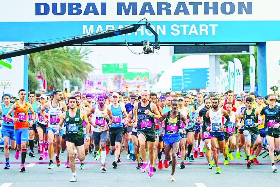 410000 مشارك في 26 عاماً من ماراثون دبي العالمي