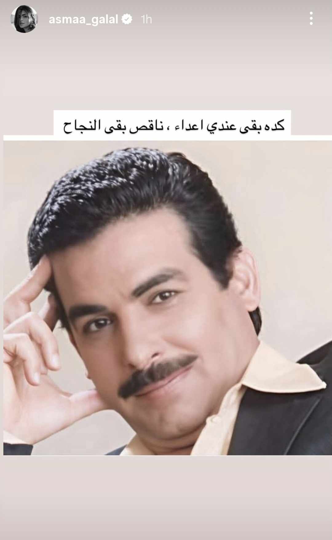 بقى عندي أعداء.. أسماء جلال تثير الجدل عبر إنستجرام - الخليج الان