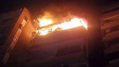 اصابة ٧ اشخاص فى حريق شقة سكنية بالغربية - الخليج الان