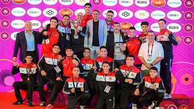 منتخب المصارعة الحرة تحت 17 سنة يتوج بكأس البطولة الأفريقية - الخليج الان