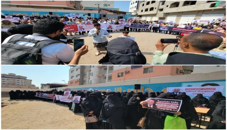 محتجون : إغتيال الشاعر طال مشروعاً تربوياً متكاملاً كان يمثل نموذجاً في بناء الأجيال وصناعة الوعي المجتمعي