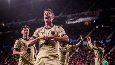 ماتش برشلونة.. اهداف ونتيجه وملخص مباراة برشلونة وأوساسونا في الدوري الإسباني - الخليج الان
