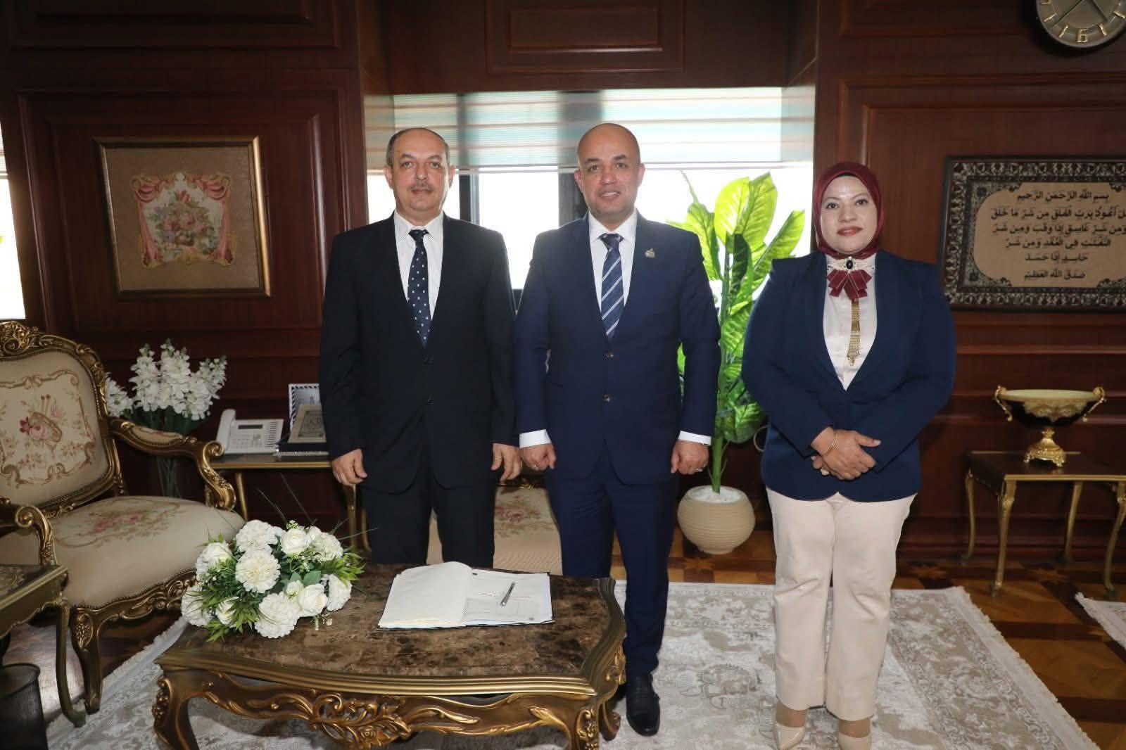 محافظ بني سويف يبحث تعزيز التعاون مع مؤسسة "أولاد الخير" لدعم المبادرات التنموية والخدمية - الخليج الان