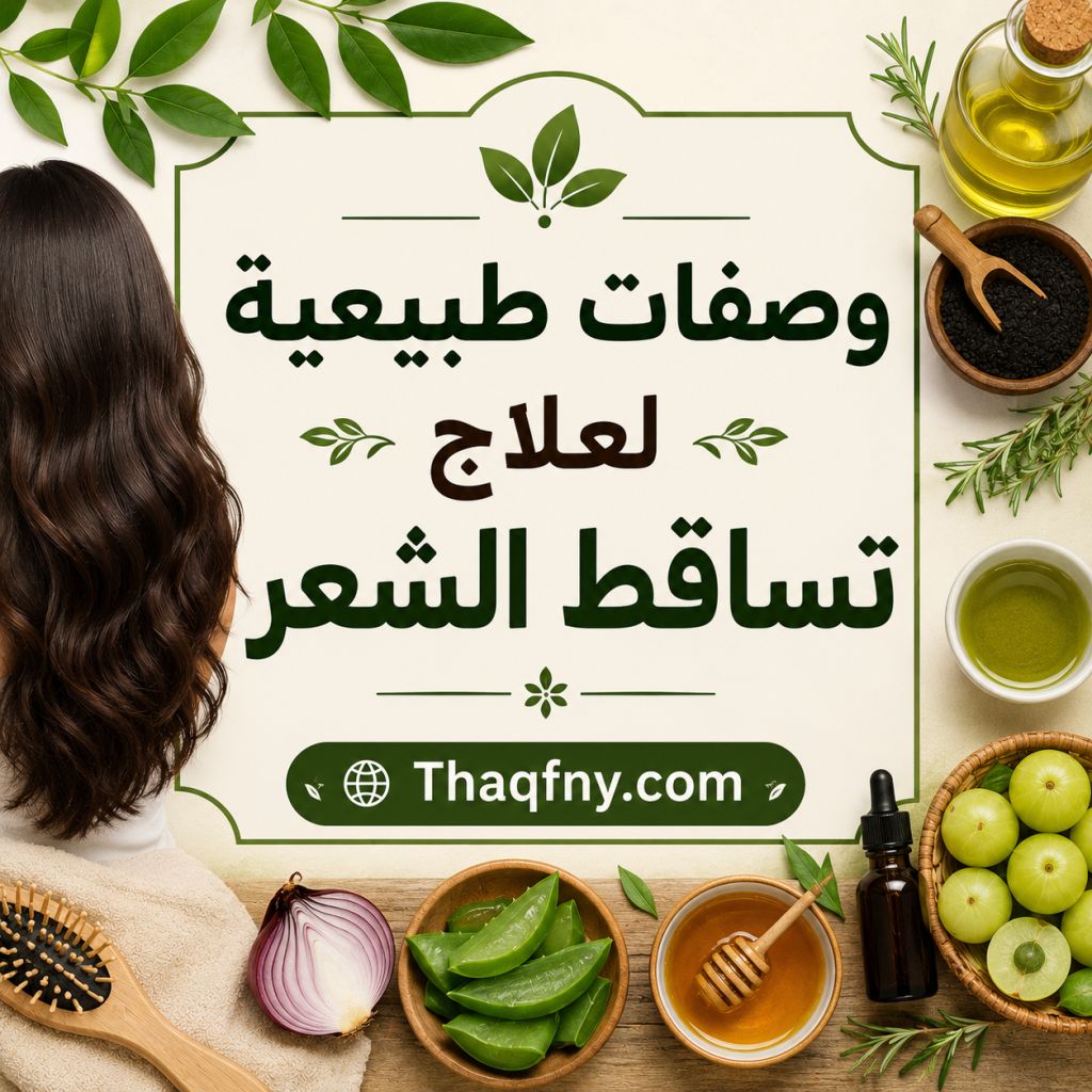 وصفات طبيعية لعلاج تساقط الشعر والحصول على شعر صحي
