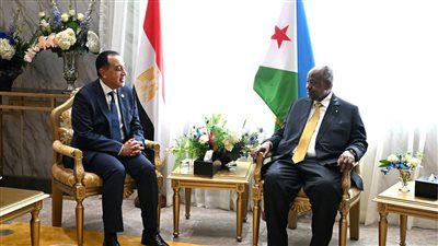 الرئيس الجيبوتي يستقبل الدكتور مصطفى مدبولي رئيس الوزراء - الخليج الان