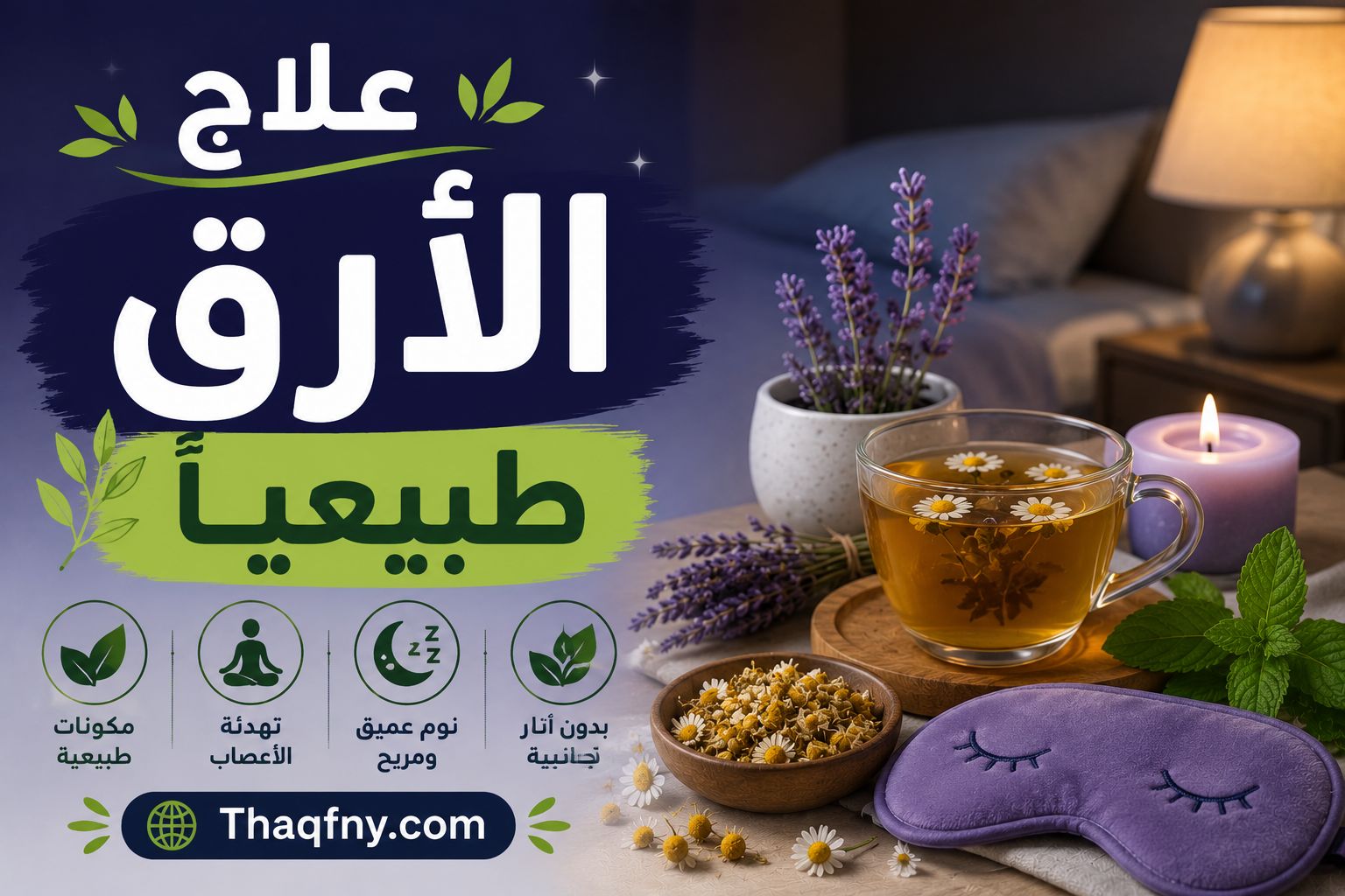 علاج الأرق طبيعياً… طرق فعالة لنوم هادئ وعميق بدون أدوية