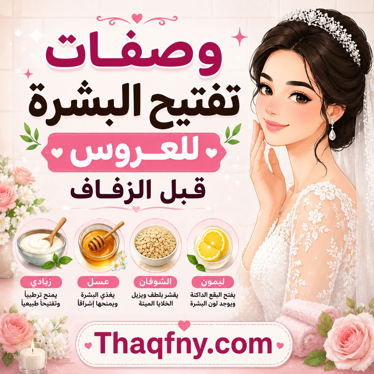 وصفات تفتيح البشرة للعروس قبل الزفاف بنتائج تبهرك من أول أسبوع