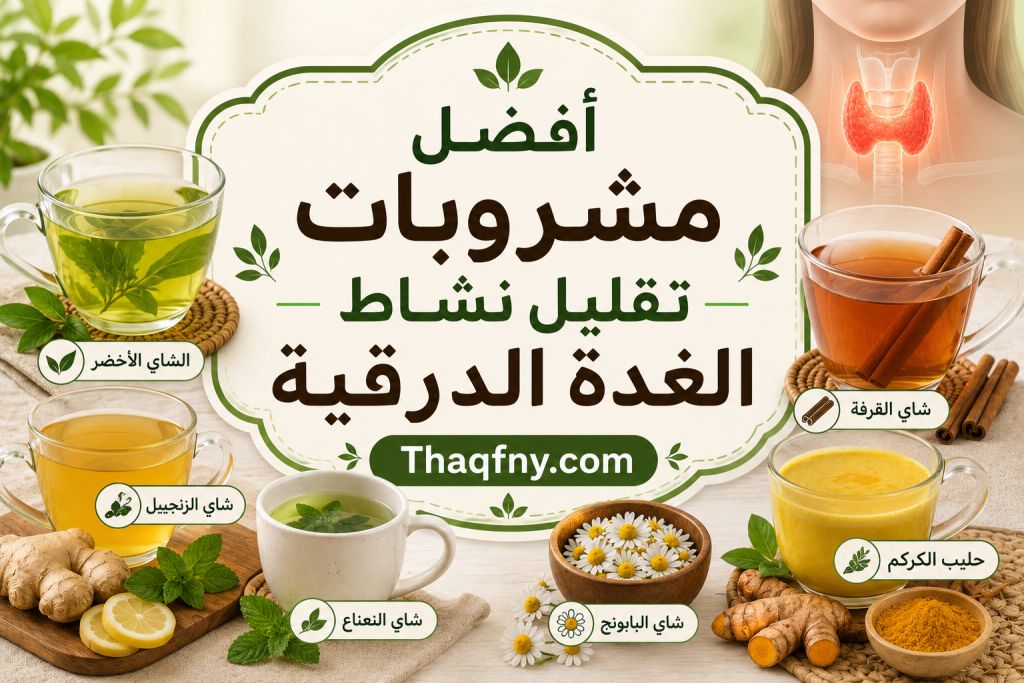 شوف أفضل مشروبات تقليل نشاط الغدة الدرقية وتحسن راحة الجسم