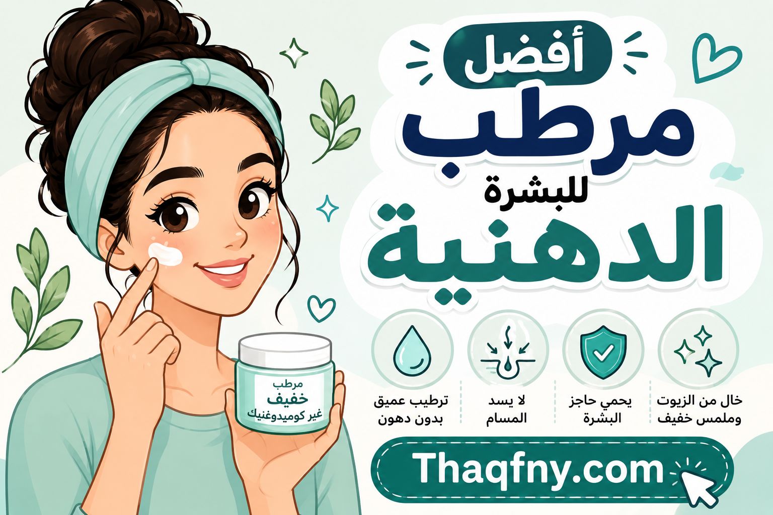 سر النضارة اليومية يبدأ من اختيار أفضل مرطب للبشرة الدهنية
