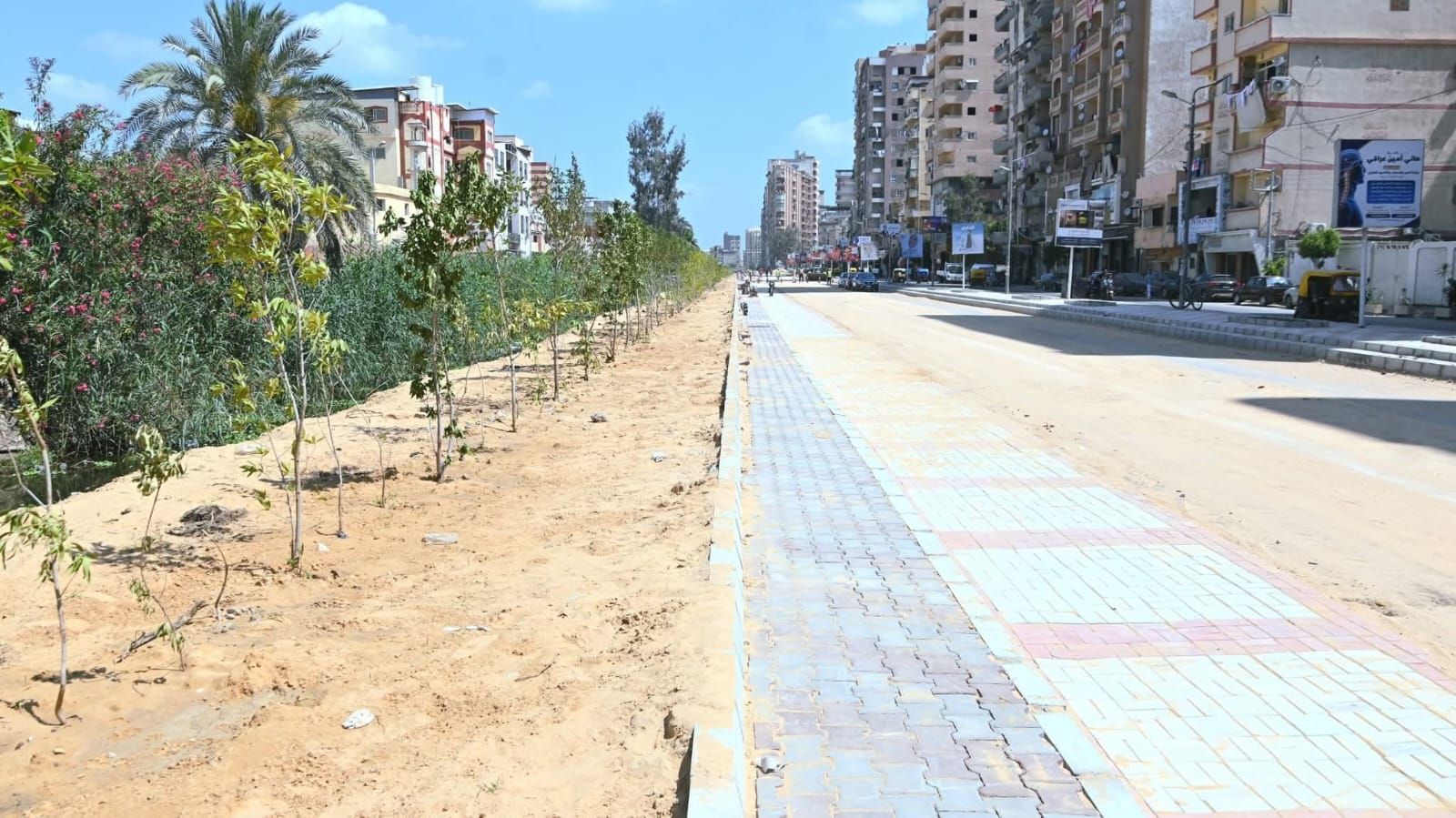تطوير شارع الحدائق بكفر الدوار يدخل مراحله النهائية استعدادًا لافتتاحه في عيد الأضحى - الخليج الان