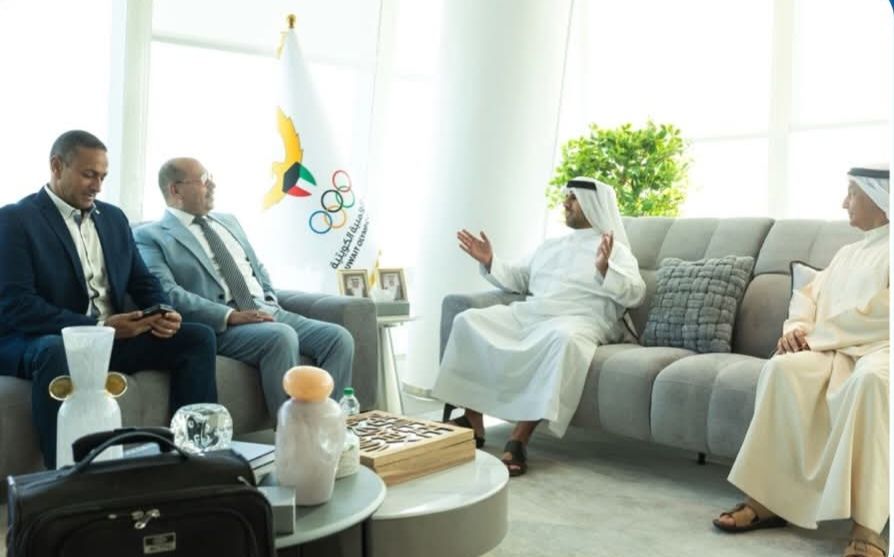 ياسر إدريس يعزز التعاون الأولمبي مع الكويت بحضور فهد الصباح وحسين المسلم - الخليج الان
