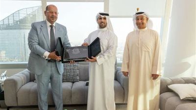 ياسر إدريس يعزز التعاون الأولمبي مع الكويت بحضور فهد الصباح وحسين المسلم - الخليج الان
