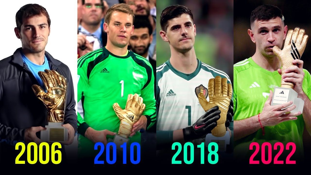 قبل انطلاق كأس العالم 2026.. قائمة الفائزين بجائزة القفاز الذهبي في المونديال - الخليج الان