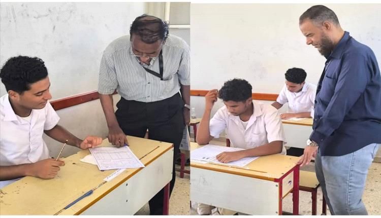 طلاب حضرموت يحتجون على "نمط الاختبارات التعجيزي"