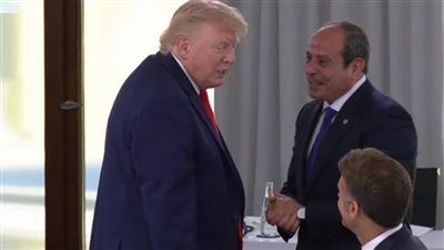 الرئيس السيسي يلتقي ترامب وماكرون لبحث تطورات الأوضاع الإقليمية والدولية - الخليج الان