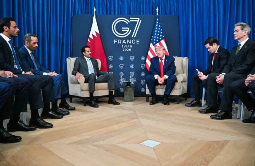 أمير قطر في قمة السبع: الشراكة التجارية مع أمريكا ستصل إلى أكثر من تريليون دولار - الخليج الان