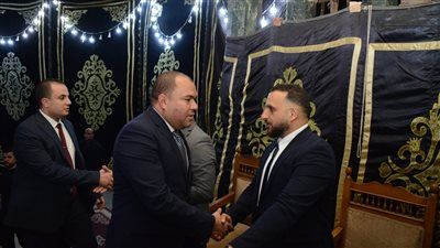 النائب أحمد عصام رئيس برلمانية المؤتمر والنائب سعيد الوسيمي يقدمان واجب العزاء في وفاة الزميل الصحفي مصطفى الشربيني مسؤول ملف البرلمان بموقع تليجراف الخليج - الخليج الان