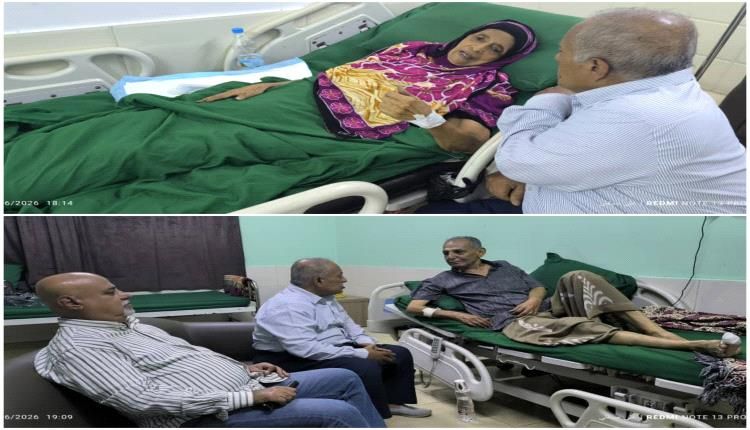 نقيب الصحفيين والإعلاميين الجنوبيين يزور رضية شمشير ونجيب صديق للاطمئنان على صحتيهما