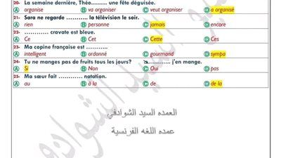 الحل الكامل هنا.. ننشر إجابات امتحان اللغة الفرنسية للثانوية العامة 2026 "تالتة ثانوي" - الخليج الان