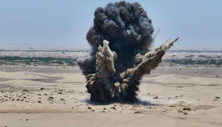 "مسام" يتلف 4573 قطعة من مخلفات الحرب في أبين