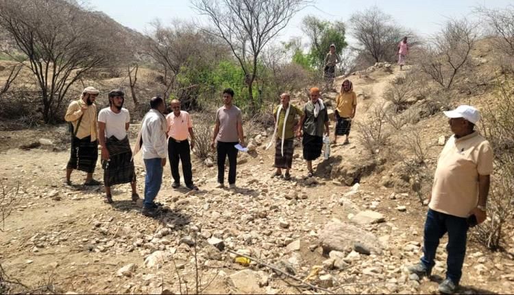 لحج.. فريق هندسي يجري دراسات أولية لطريق الفرشة - حبيل السبت طور الباحة