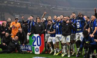 بعد «ديربي» أحمر مع جاره ميلان.. إنتر يتوج بالنجمة 20 في الدوري الإيطالي