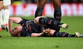 غوارديولا يكشف تفاصيل إصابة دي بروين وإيدرسون