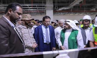 الاطلاع على سير الأعمال بمشروع مدينة الملك سلمان الطبية بالمهرة