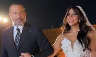 بكاء ماجد المصري وتأثر ابنته.. اللقطات الأولى من زفاف ماهيتاب ابنة ماجد المصري - الخليج الان