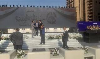 بالصور استعدادت مؤتمر حزب الجبهة الوطنية لدعم مرشحيه بانتخابات الشيوخ في الجيزة - الخليج الان