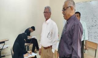 91 طالب وطالبة يتقدمون لإمتحان القبول لقسم (التغذية والعلاج الطبيعي)