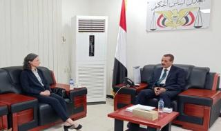 رئيس المحكمة العليا القاضي الدكتور علي الأعوش يلتقي السفيرة الفرنسية لدى بلادنا